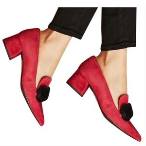 Women's Elysess NWTs Red Suede Shoes size 40 (9)